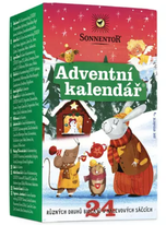 Bio čajový adventní kalendář porcovaný 37,5g Sonnentor 